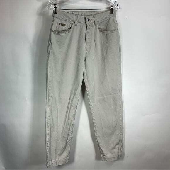 90s Calvin Klein Tan Jeans Sz 7 Vintage - Picture 2 of 5